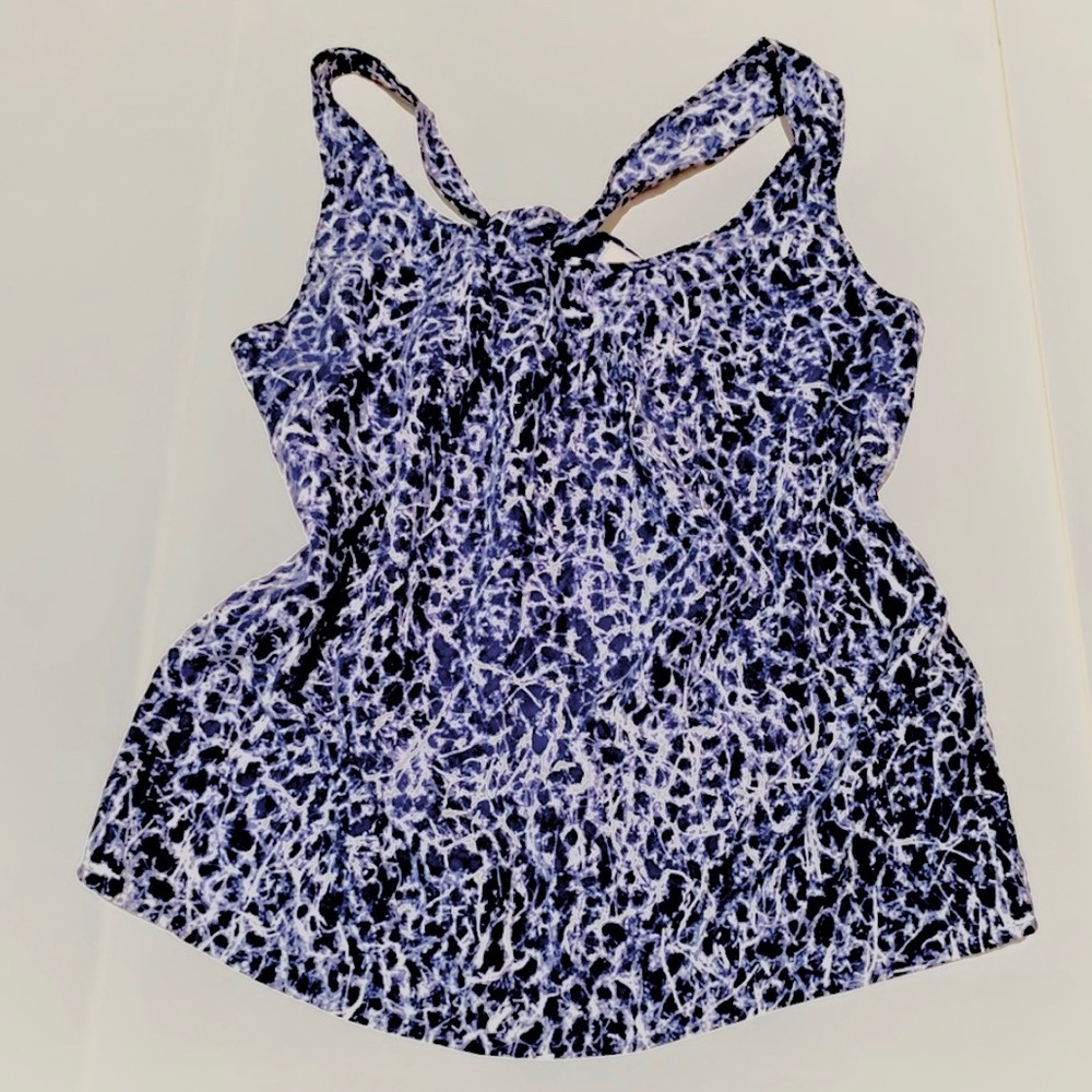 MK tied back blouse NWOT 4